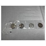 (4) Walking Liberty Half Dollars