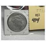 1922 Peace Dollar