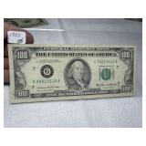 1985 $100 Note Bank of Chicago