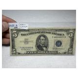1953 A Silver Certificate $5