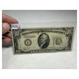 1934 A $10 Note Bank of Richmond
