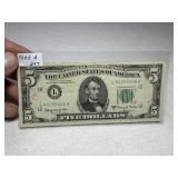 1963 A $5 Note Bank of San Francisco