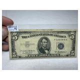 1953 A Silver Certificate $5