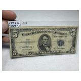 1953 A Silver Certificate $5