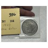 1923 Peace Dollar
