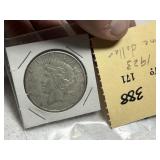 1923 Peace Dollar