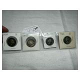 (4) Silver Quarters