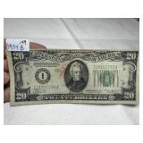 1934 B $20 Note Bank of Minneapolis