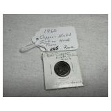 1860 Copper-Nickel Indian Head Penny Rare
