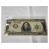 1934 $500 Federal Reserve Note