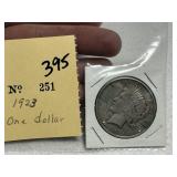 1923 Peace Dollar