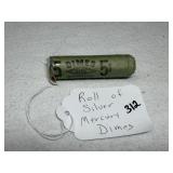 Roll of (50) Mercury Dimes