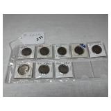 (8) V Nickels