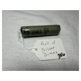 Roll of (50) Silver Dimes