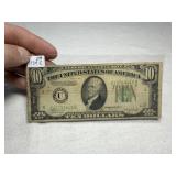 1934 C $10 Note Bank of Philadelphia