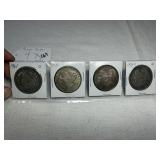 (4) Morgan Dollars