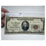 1919 National Currency Note Bank of Kansas City