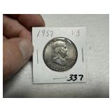 1957 Franklin Half Dollar