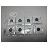 (8) Buffalo Nickels