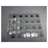 (20) Silver Dimes--2Barb, 12merc, 5roos,