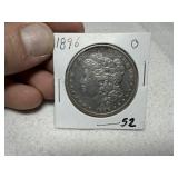 1896 O Morgan Dollar