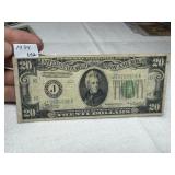 1934 $20 Note Bank of Kansas City