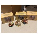 Assorted The Easter Bunny Family Figurines (3)