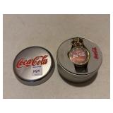 Coca-Cola Collector's Watch in Tin