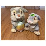 Pair of Disney 'Thumper' Plush Toys