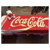 Plush Coca-Cola Polar Bear and Throw Blanket