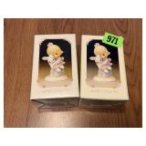 Lot of 2 'Jesus Loves Me' Precious Moments Figures