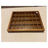 Shallow Wooden/Glass Display Case