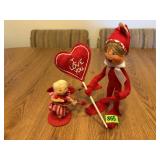 Vintage Annalee Valentine's Elf and Cupid Doll