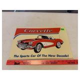 Corvette 'Sports Car of the New Decade'  Sign