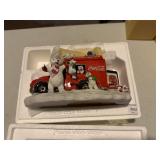 Coca-Cola Bears with Delivery Truck Musical Statue
