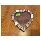 Stained Glass Heart Shaped Tray