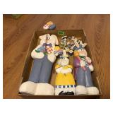 Variety of Bunnies with Egg 'Balloons' & Misc.