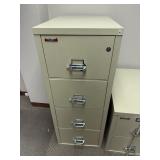 Fire King 4 Drawer Filing Cabinet