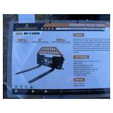 Hydraulic Adjust Skid Steer Pallet Forks