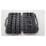 1/2' Drive Socket Set--Deep Well & Standard