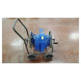 Flat Hose on Cart