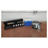 Painting Supplies, Duracraft Box Fan, Etc.