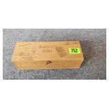 Vintage Wood Box w/Shaving Supplies