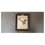 Framed Aero Digest Stearman Advertisement