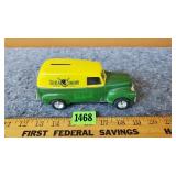 John Deere Panel Van Coin Bank