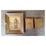 Books: Cooper's the Spy & School Days; Jesus Pic