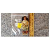 Old Skookum Doll with Beaded Necklace