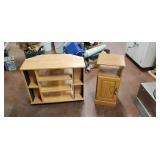 Corner TV Stand & End Table