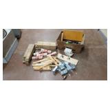 Wood Shims, Construction Items, Box of Misc