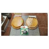 2 Wooden Toilet Seats, Toilet Parts